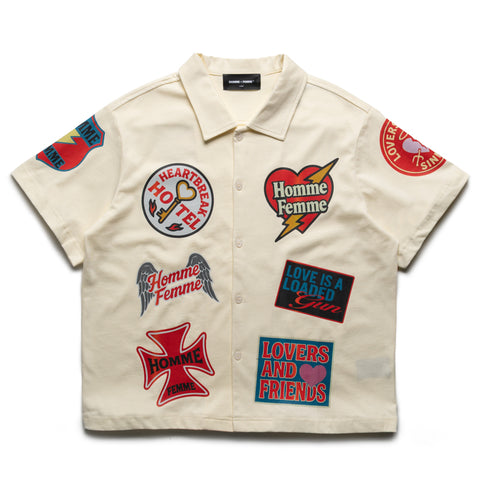 Homme Femme Heartbreak Button Down - Cream