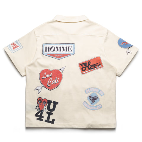 Homme Femme Road Trip Button Down - Off White