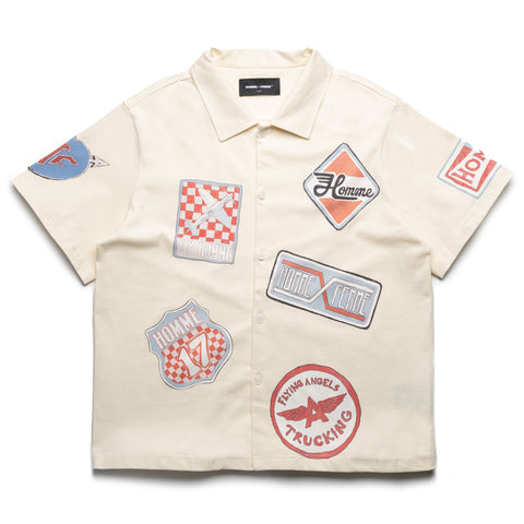 Homme Femme Road Trip Button Down - Off White