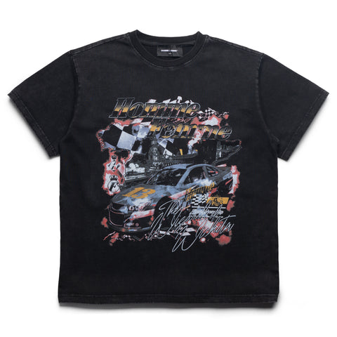 Homme Femme The Wizard Racing Tee - Washed Black