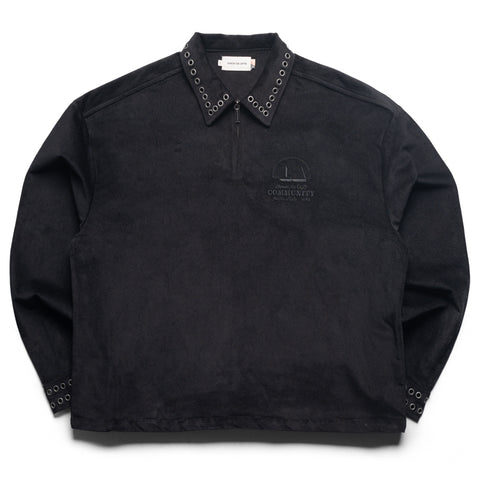 Honor The Gift Brushed 1/4 Zip - Black