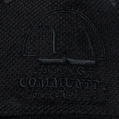 Honor The Gift Eyelet Trucker Cap - Black