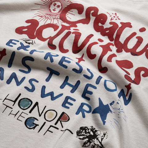Honor The Gift Creative Activities Tee - Bone