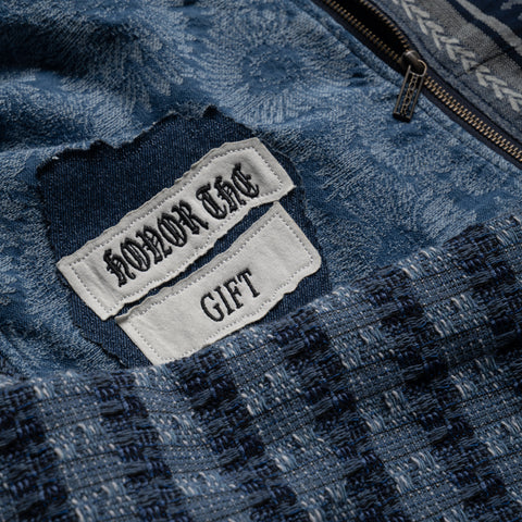 Honor The Gift Tapestry Hoodie - Indigo