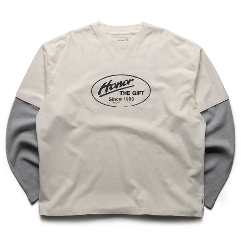 Honor The Gift Just Be L/S Tee - White