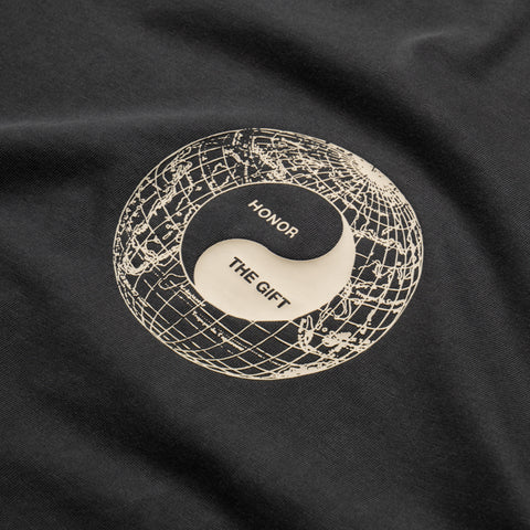 Honor The Gift Breathe In Breathe Out Tee - Black