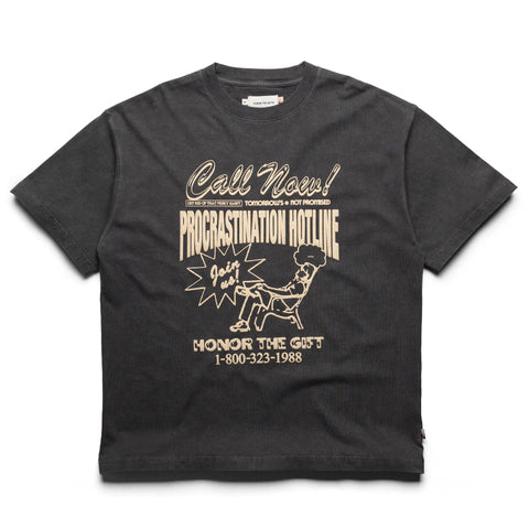 Honor The Gift Procastination Hotline Tee - Black