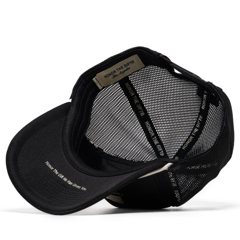Honor The Gift Frequency Trucker Cap - Black