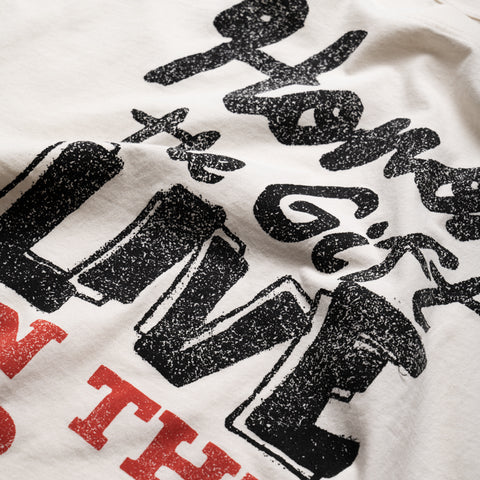 Honor The Gift Live On The Air Tee - Bone