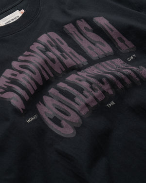 Honor The Gift Stronger As a Collective Tee - Black
