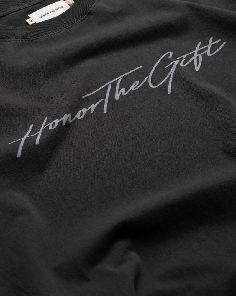 Honor The Gift Script Tee - Vintage Black – Sneaker Politics