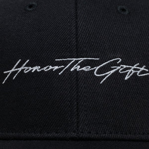 Honor The Gift Script Snapback - Black