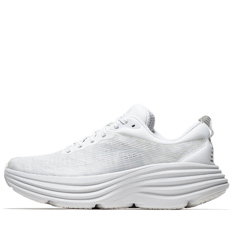 Hoka U Bondi 8 TS Caged - White/Cosmic Grey