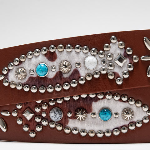 Homme Femme Passport Belt - Brown