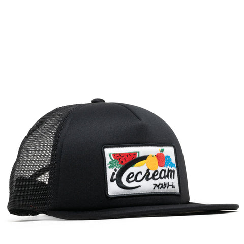 Ice Cream Squeeze Trucker Hat - Black