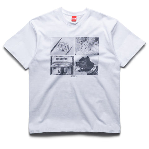 Ice Cream Good For Health Tee - White