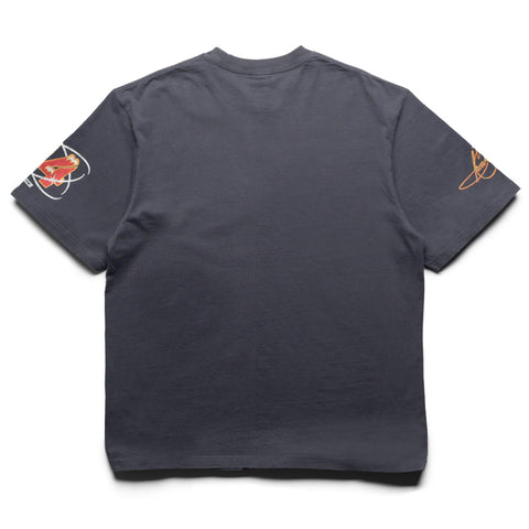 Ice Cream Racing Knit Tee - Charcoal Art