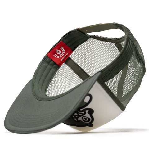 Ice Cream RD Trucker Hat - Bronze Green