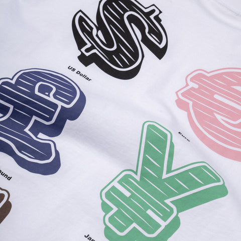 Ice Cream Cash Rules Tee - White