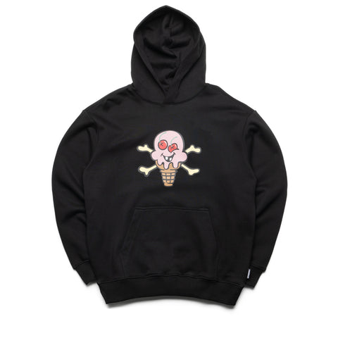 Ice Cream Cones Hoodie - Black