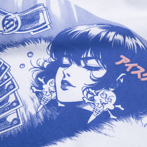Ice Cream Count Em L/S Knit Tee - White