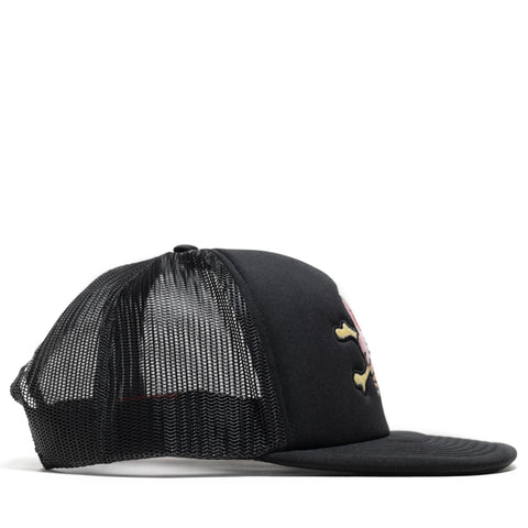 Ice Cream Cones N Bones Trucker Hat - Black