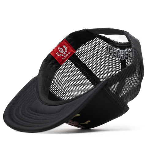 Ice Cream Cones N Bones Trucker Hat - Black