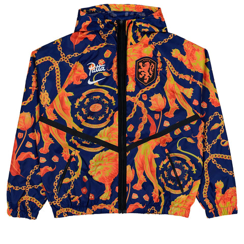 Patta x Netherlands x Nike Anthem Jacket - Deep Royal Blue/Orange