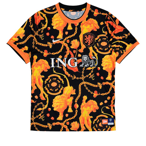 Patta x Netherlands x Nike Academy Pro Soccer Top - Black/Orange