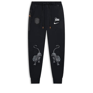 Patta x Netherlands x Nike Tech Fleece Joggers - Black/White