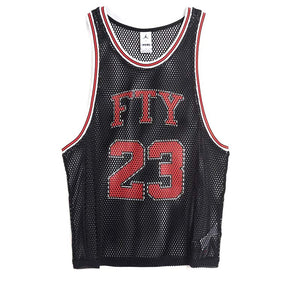 Free The Youth x Jordan Basketball Jersey - Black/Light Crimson