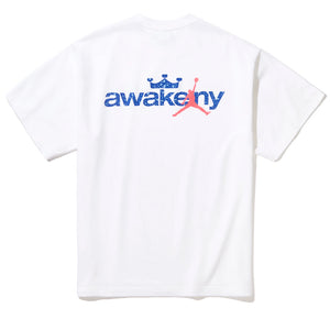 Awake NY x Jordan Tee - White/Light Blue