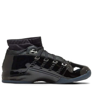 Air Jordan 17 Low 'Black Patent' - Black/Metallic Silver