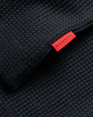 Jordan Brooklyn Waffle Crewneck - Black