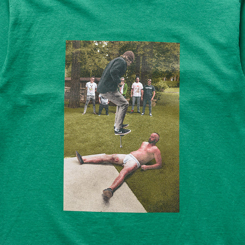 Babylon x Jackass Cup Test Tee - Green Bottle