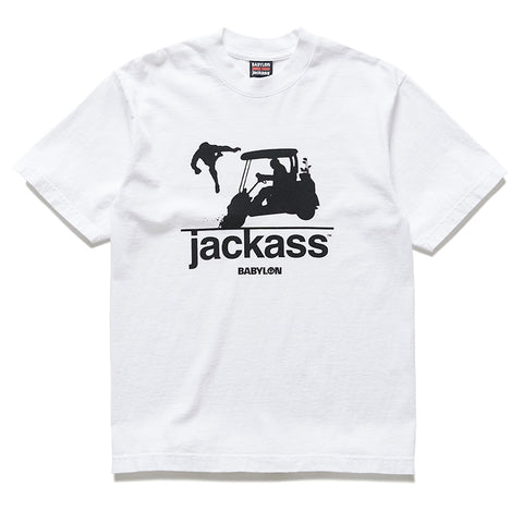 Babylon x Jackass Golf Cart Tee - Pure White