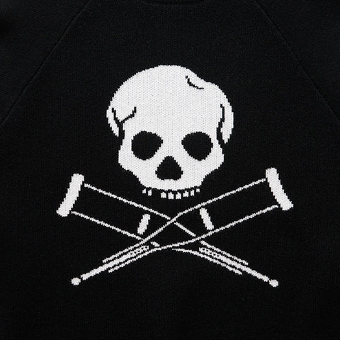 Babylon x Jackass Logo Sweater - Jet Black
