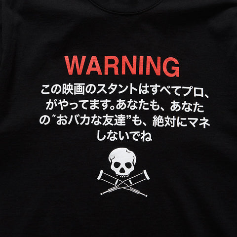 Babylon x Jackass Warning Tee - Jet Black