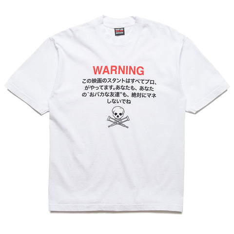 Babylon x Jackass Warning Tee - Pure White