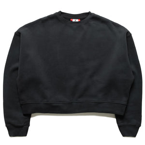 Jordan Essentials Cropped Fleece Crewneck - Black