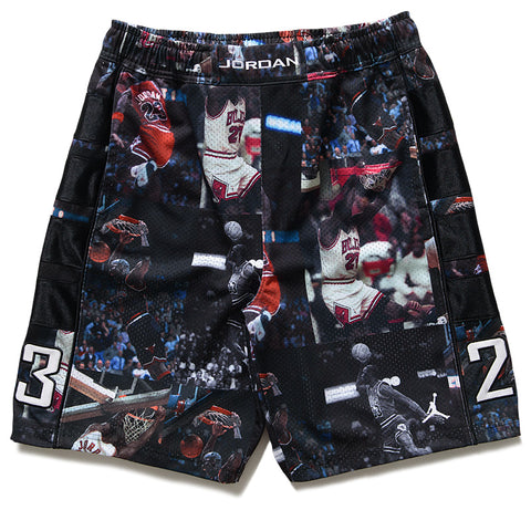 Jordan Flight Printed Cat Scratch Shorts - Black
