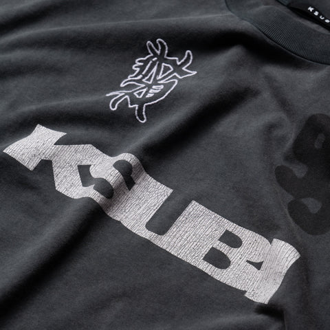 Ksubi Rugged Ekcess Tee - Blasted Black