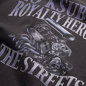 Ksubi Engine Ekcess Tee - Charcoal