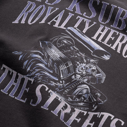 Ksubi Engine Ekcess Tee - Charcoal