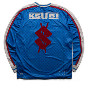 Ksubi Zoom Moto Jersey - Bolt Blue