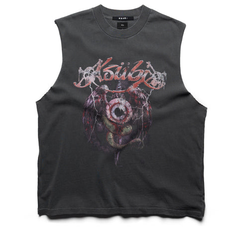 Ksubi Legend Ekcess Cut Off Tank - Charcoal