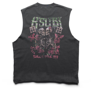 Ksubi Legend Ekcess Cut Off Tank - Charcoal