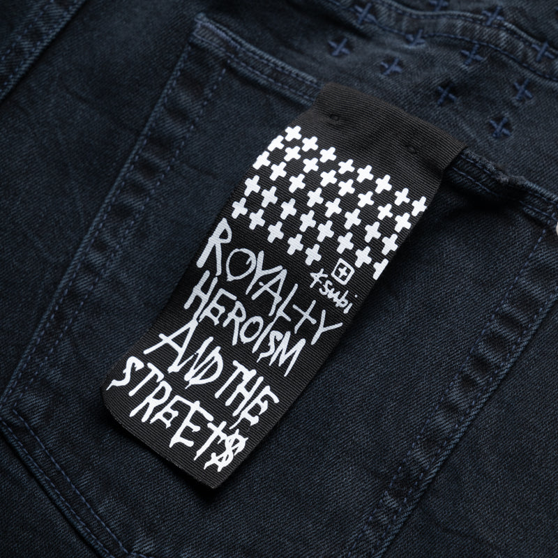 希少Ksubi CHITCH DENIM PANTS 刺繍 32インチ 派手 Sneaker Politics