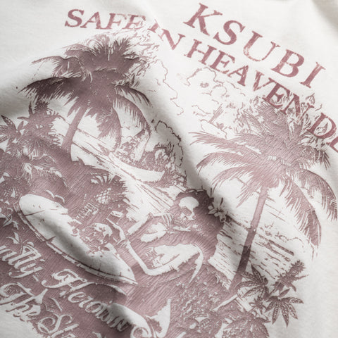 Ksubi Paradiso Cut Off Tee - Vintage White