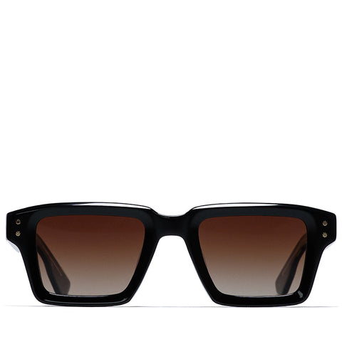 Krewe Carter Sunglasses - Black/Black Tea Polarized